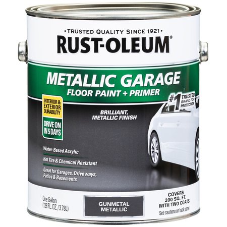 Rust-Oleum 1 gal Metallic Finish, Gunmetal 349353